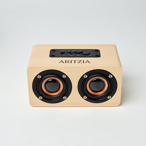 levis bluetooth speaker wooden